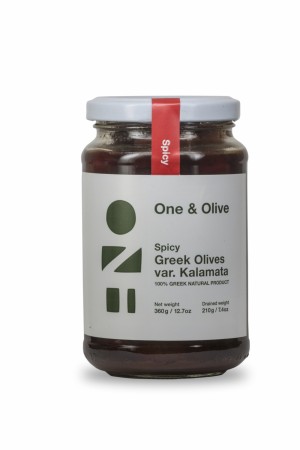 Spicy Kalamata oliven med chilli | 210g